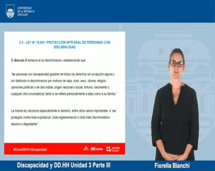 Unidad 3 Discapacidad y DD.HH - Parte III